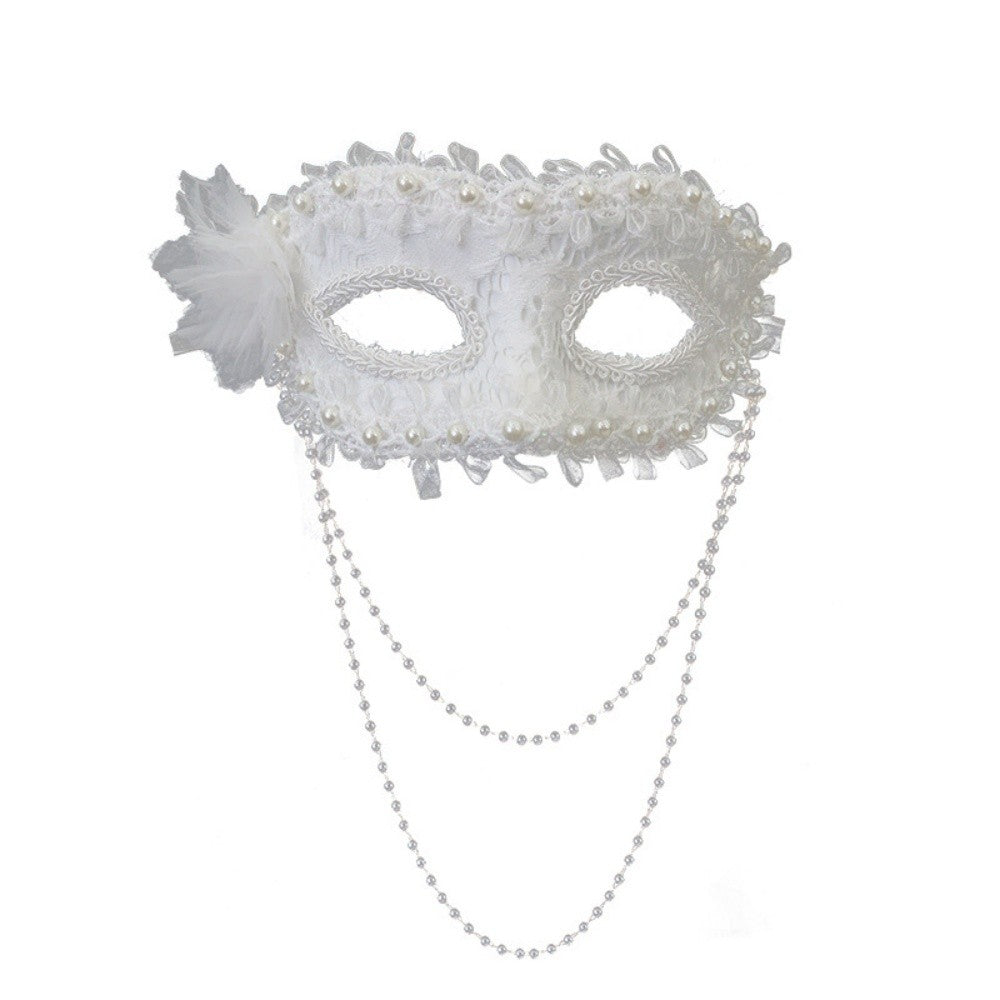 Party Masks Intricate Venice Princess Masquerade Mask Side Flower Mask Refined Cosplay Costume Mask For Party Halloween Dress
