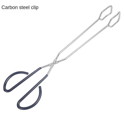 Barbecue Scissor Tongs BBQ Tools Grilled Food Tong Long Handle Scissor BBQ Bread Roast Clip Kitchen Baking Tongs BBQ Accessories