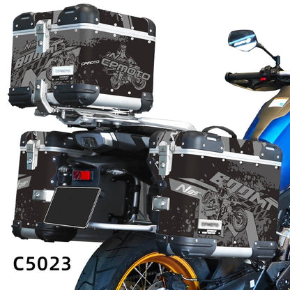 Adesivos de Motocicleta BIKE GP para CFMOTO 800MT N39° Conjunto de Adesivos Decorativos para Caixa de Ferramentas de Alumínio Baú de alumínio
