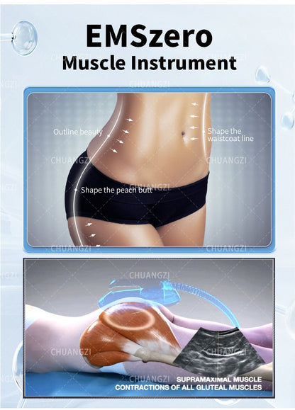 EMSzero Ultra Nova Machine Professional Body Sculpting 6500W EMSzero RF Muscle Stimulation Weight Loss Muscle Training