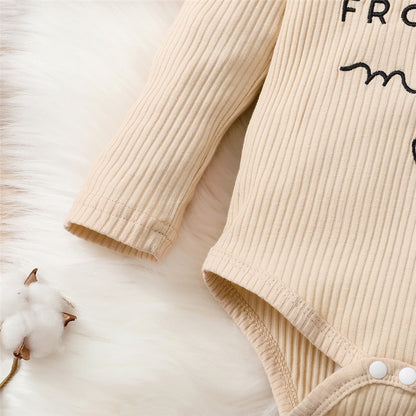 3PCS Newborn Baby Girl Clothes Set Long Sleeved Top+Leopard Pants+Headband Infant Spring Outfits for Toddler Girl 0-18 Months