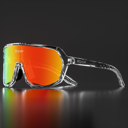 SCVCN Photochromic Cycling Glasses Bike Mountain Bicycle Golf UV400 Sunglasses Sport Protection Glasses for Men Women Baseball