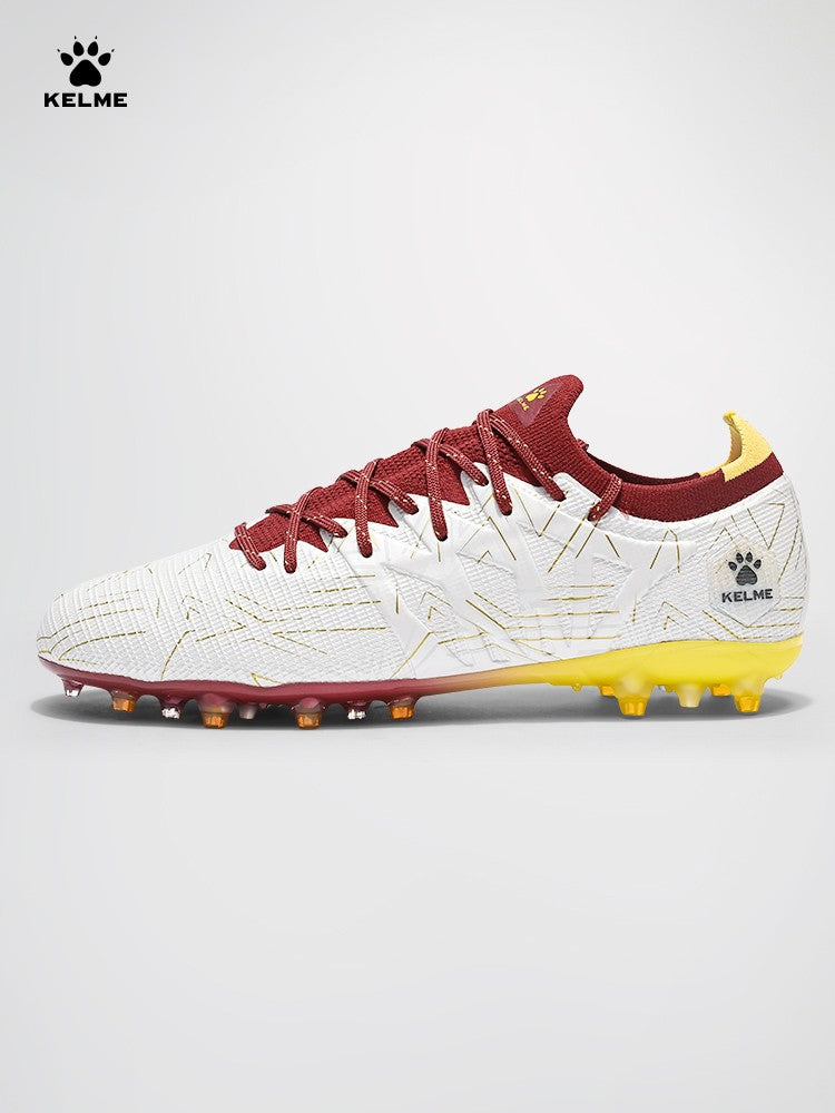 KELME Adult football boots Men's Disease Electric 3.0 Short Spikes Soccer shoes Children's MG Professional Match Training Shoes