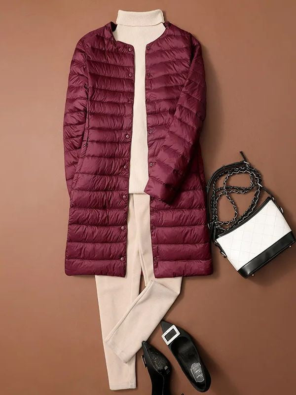 S/M Women Winter Coats 2024 New Autumn Winter O-Neck Female Thin Duck Down Jackets Portable Windproof Puffer Parkas 0-10?