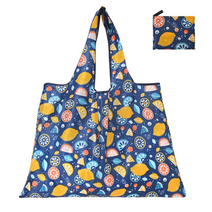 Reusable Shopping Large Bag Foldable Eco Tote With Pouch For Grocery Gym Office Supplies Beach Gear School Toys Storage Bags