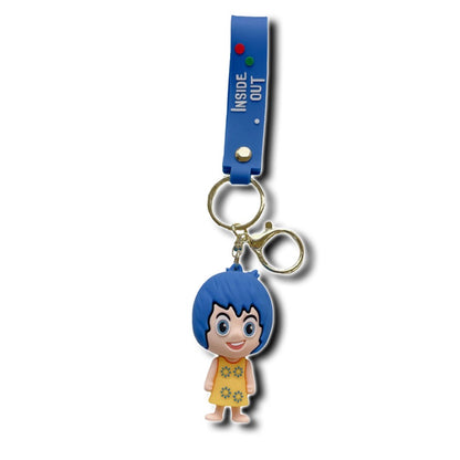 30 Peças/Conjunto Atacado Chaveiro Divertida Mente 2 Boneco de Personagem de Desenho Animado Fofo Chaveiro Pingente de Boneca de Personagem de Filme para Presente Infantil