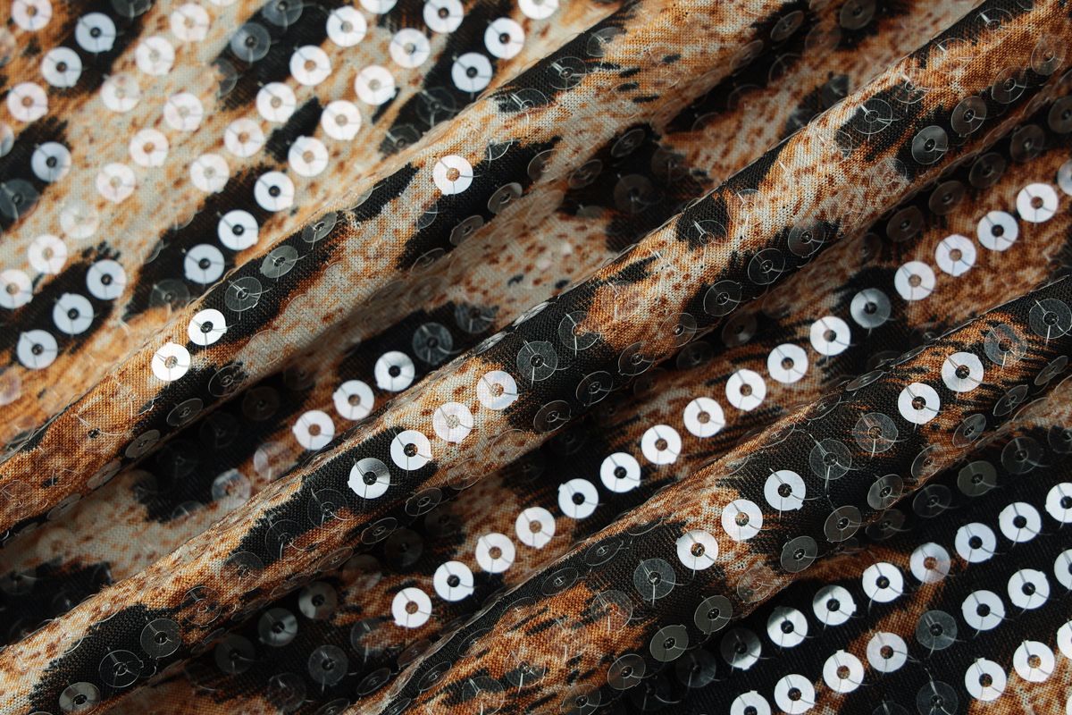 Dulzura Summer Latest Fashion Elegant High Waist Sequins Sexy Slim Leopard Print Short Skirt Party Club Street Clothes Wholesale