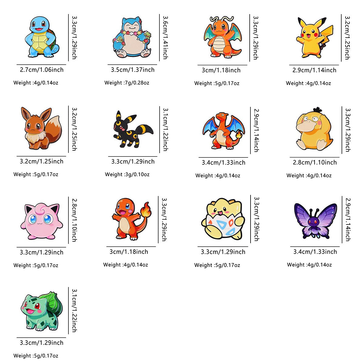 Japanese Anime Monsters Lapel Pins for Backpack Brooch on Clothes Enamel Pin Game Badges Jewelry Accessories Fans Gifts