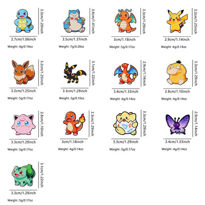 Japanese Anime Monsters Lapel Pins for Backpack Brooch on Clothes Enamel Pin Game Badges Jewelry Accessories Fans Gifts