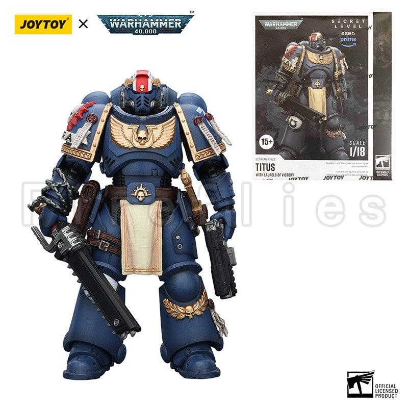 1/18 JOYTOY Boneco de Ação 40K The Horus Heresy Ultra Figures E Mecha Tenente Titus Modelo Colecionável Anime