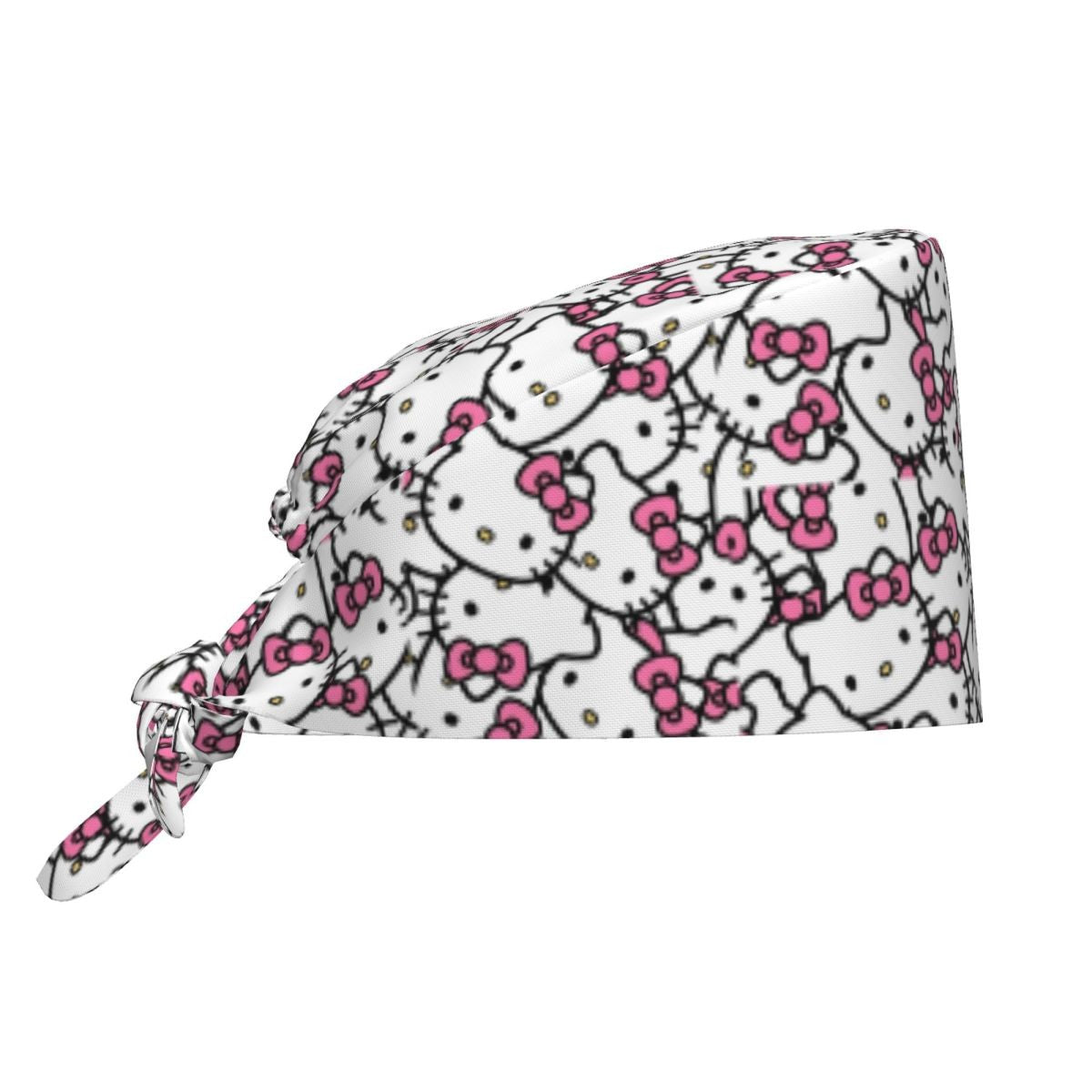 Touca Cirúrgica Personalizada Hello Kitty Equipe Médica Feminino Masculino Desenho Animado Personagem Para Chapéu de Chef Touca de Esfoliação