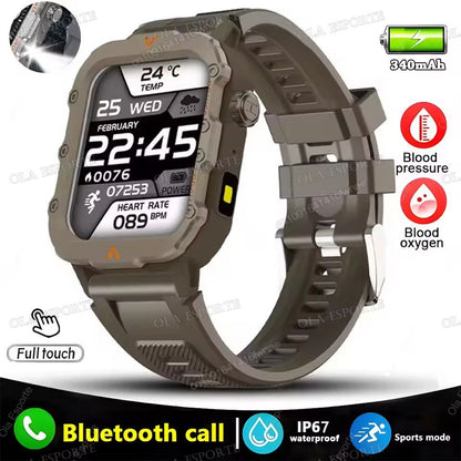 2025 New SmartWatch Men For Women Militray Outdoor GPS Track Sport Watches Heart Rate Sleep Waterproof Smart Watch IOS Android