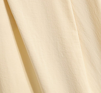 Summer Women Plus Size Skirt 2025 New High Waist Irregular Mid Long Skirt Woman Elastic Waist A Line Pleated Big Size Skirts