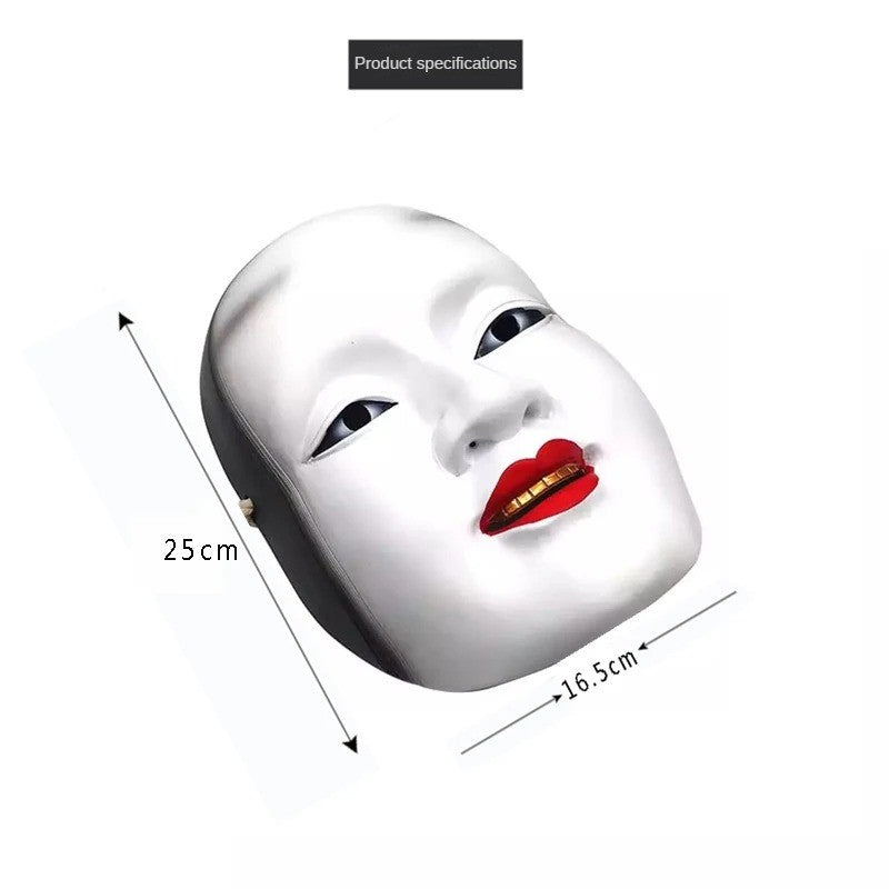 Horror Cosplay Anime Halloween Mask Japanese Noh Opera Huoying Tang Monk Costume Sun Jilang Mask Prajna Leech Masks Event Party