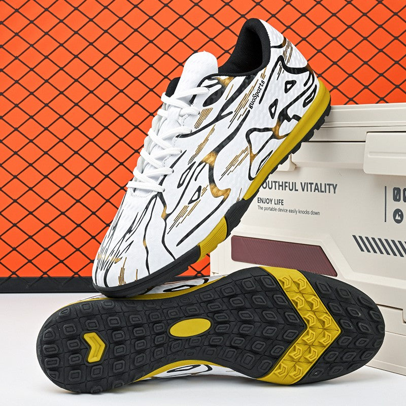 Unisex Youth Soccer Cleats Lightweight Football Shoes for Match Training Enhanced Grip Durable FG TF Comfortable Breathable