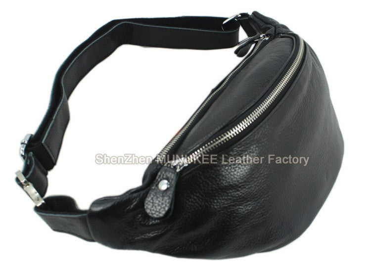 Fashion Genuine Leather waist bag for men fanny pack Leather belt bag waist pack bum bag money belt waist pouch molle pochete