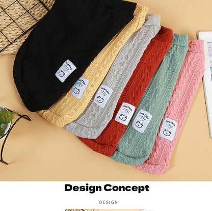 Suéter Clássico de Tricô para Cachorro Filhote Roupa de Inverno Quente para Animais de Estimação Pequenos Cães Gatos Colete Roupas para Animais de Estimação Traje de Bulldog Francês