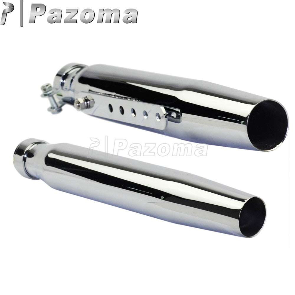 Universal Motorcycle 34-41 mm Pipe Exhaust Muffler For Harley Sportster XL1200 XL883 XS650 Softai Dyna Bobber Chopper Silenc