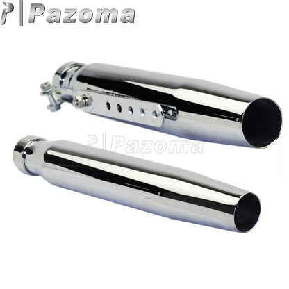 Universal Motorcycle 34-41 mm Pipe Exhaust Muffler For Harley Sportster XL1200 XL883 XS650 Softai Dyna Bobber Chopper Silenc