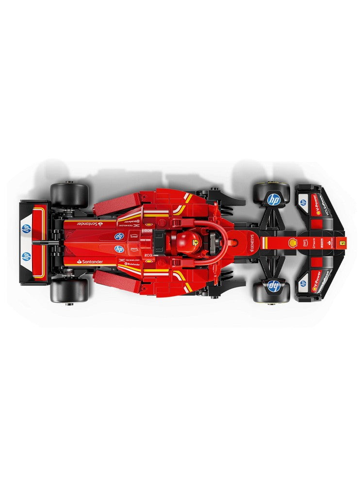 Lego 77242 Ferrari SF-24 F1 de Corrida 2025 Novo Brinquedo Educacional Infantil Blocos de Montar