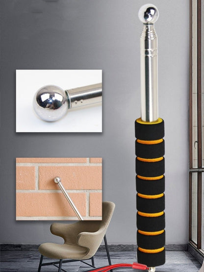 1M~1.3M Martelo de Tambor Oco Ferramenta de Inspeção de Casa Martelo de Tambor Oco Martelo de Tambor Telescópico de Aço Inoxidável Detecção de Azulejos