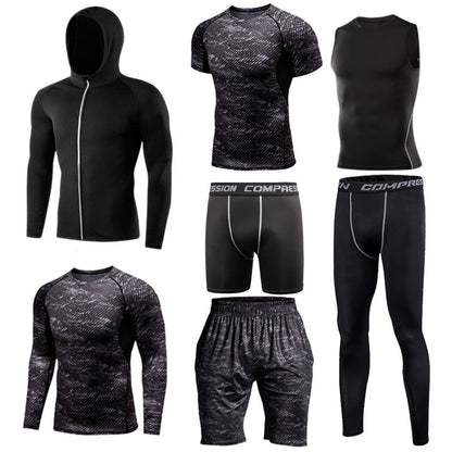 Men's Running Compression Tshirts Quick Dry Soccer Jersey Fitness Tight Sportswear Gym Sport Short Sleeve Shirt Breathable