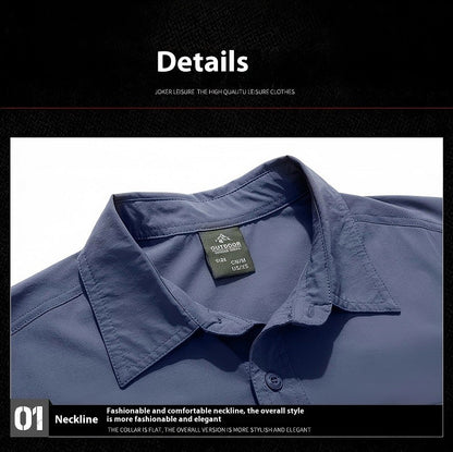 Spring Men Long Sleeve Shirts Mens Tactical Work Outdoor Cargo Shirts Men Summer Casual Breathable Quick Dry Safari Hiking Shirt