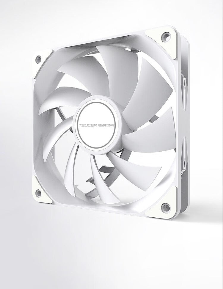 TEUCER PC Computer Case Fan PWM 4 Pin 120mm Silent 12CM Fan CPU Cooler Cooling Fan Cooling Radiator Fan 12V Adjust Fan Speed