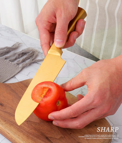 Colorful Durable Kitchen tools Boning Knife Cleaver Stainless Steel cutter- 6.3Inch Blade -Metal Long Handle For BBQ Restaurant