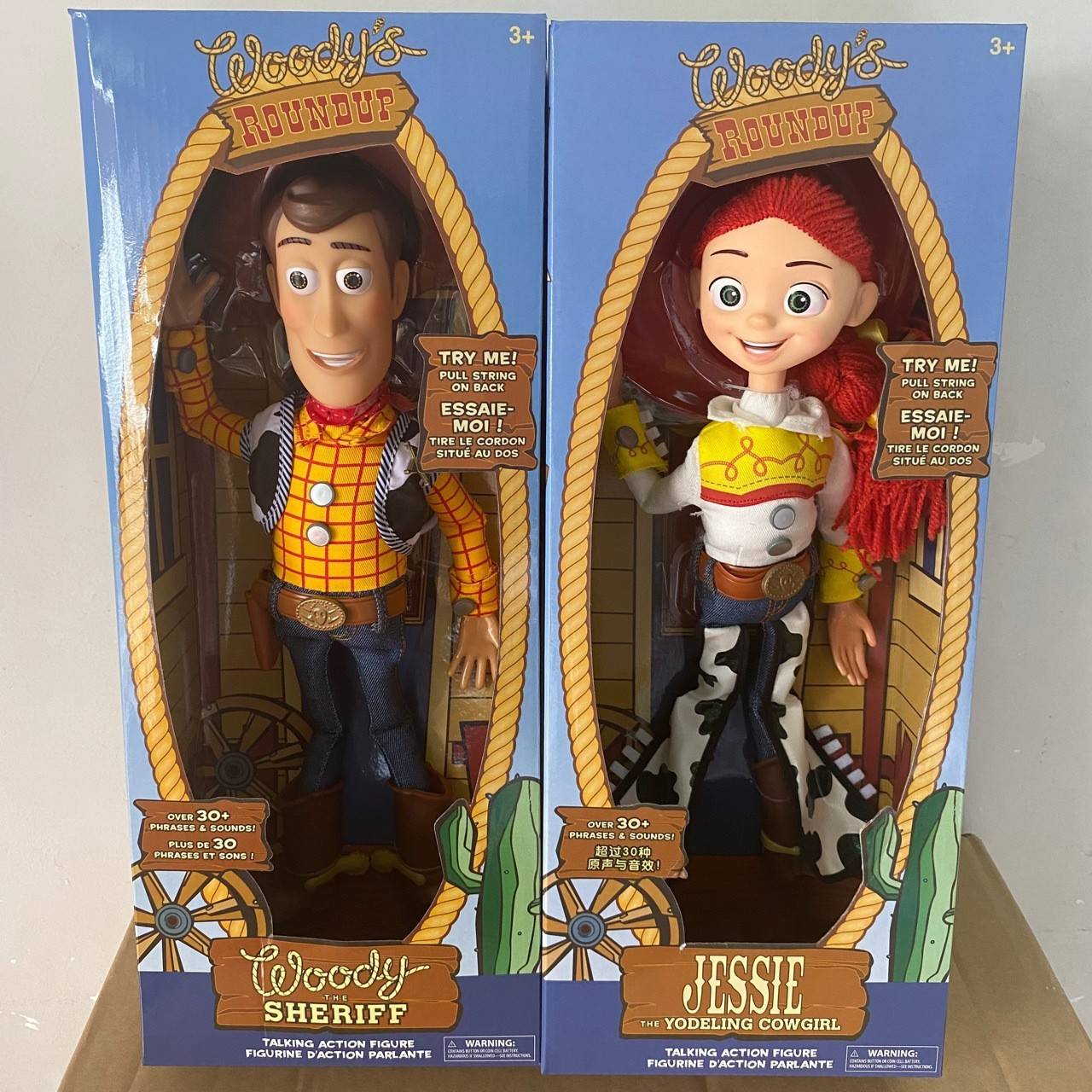 2025 Em Estoque Novo Toy Story 4 Boneco de Ação Woody Jessie Falante Canta Macio Fofo Anime Decoração de Figura Modelo de Aniversário Brinquedo de Presente