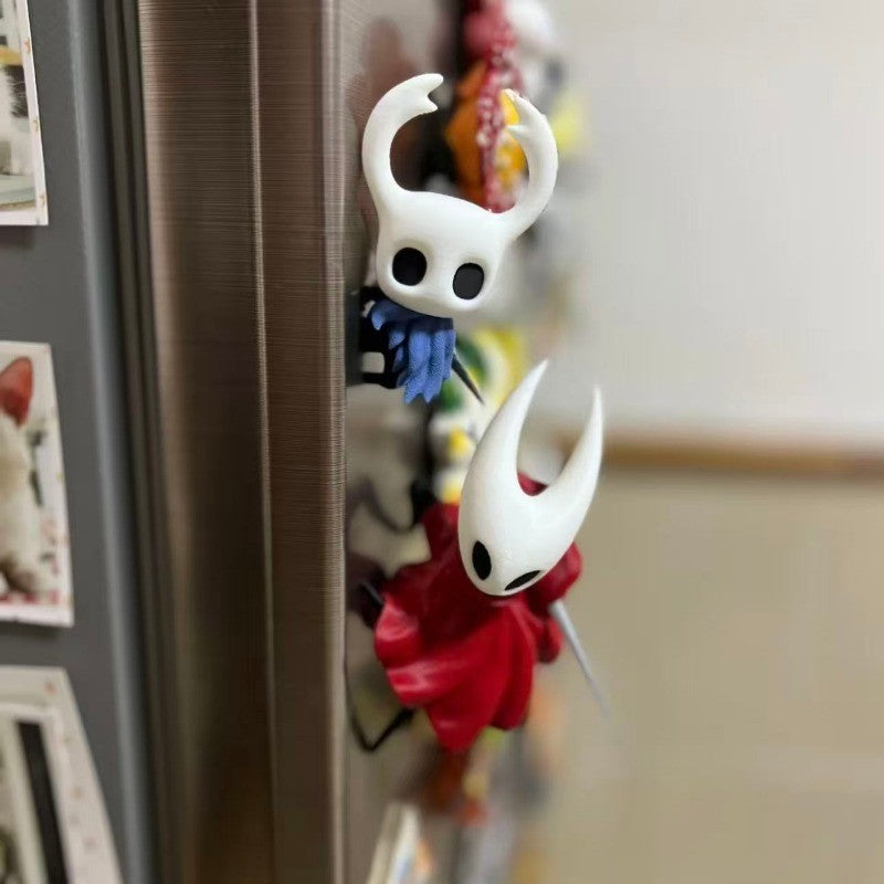New Hollow Knight: Silksong Fridge Magnet Figure Hornet Zote The Mighty Refrigerator Sticker Decor Model Doll Toy Fans Gift