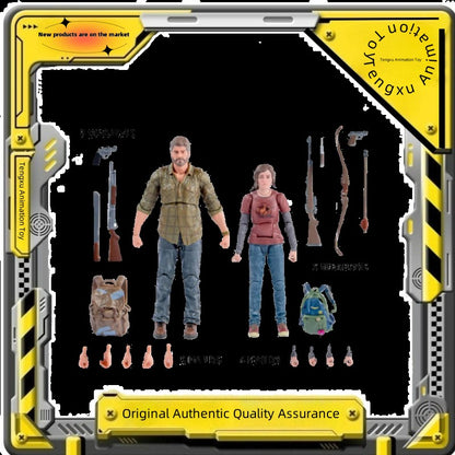 ?Pronta Entrega?PlayStation The Last of Us Joel e Ellie Figuras Brinquedos Spin Master PS5 Action Figure Pacote com 2 Modelo Colecionável