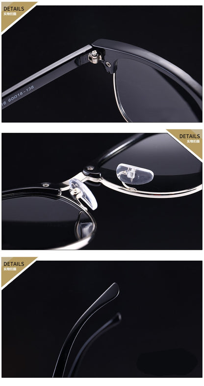Fashion Famous Brand Sunglasses Polarized UV400 Protection Anti-glare Eyewear For Men Women Driving Leisure Glasses