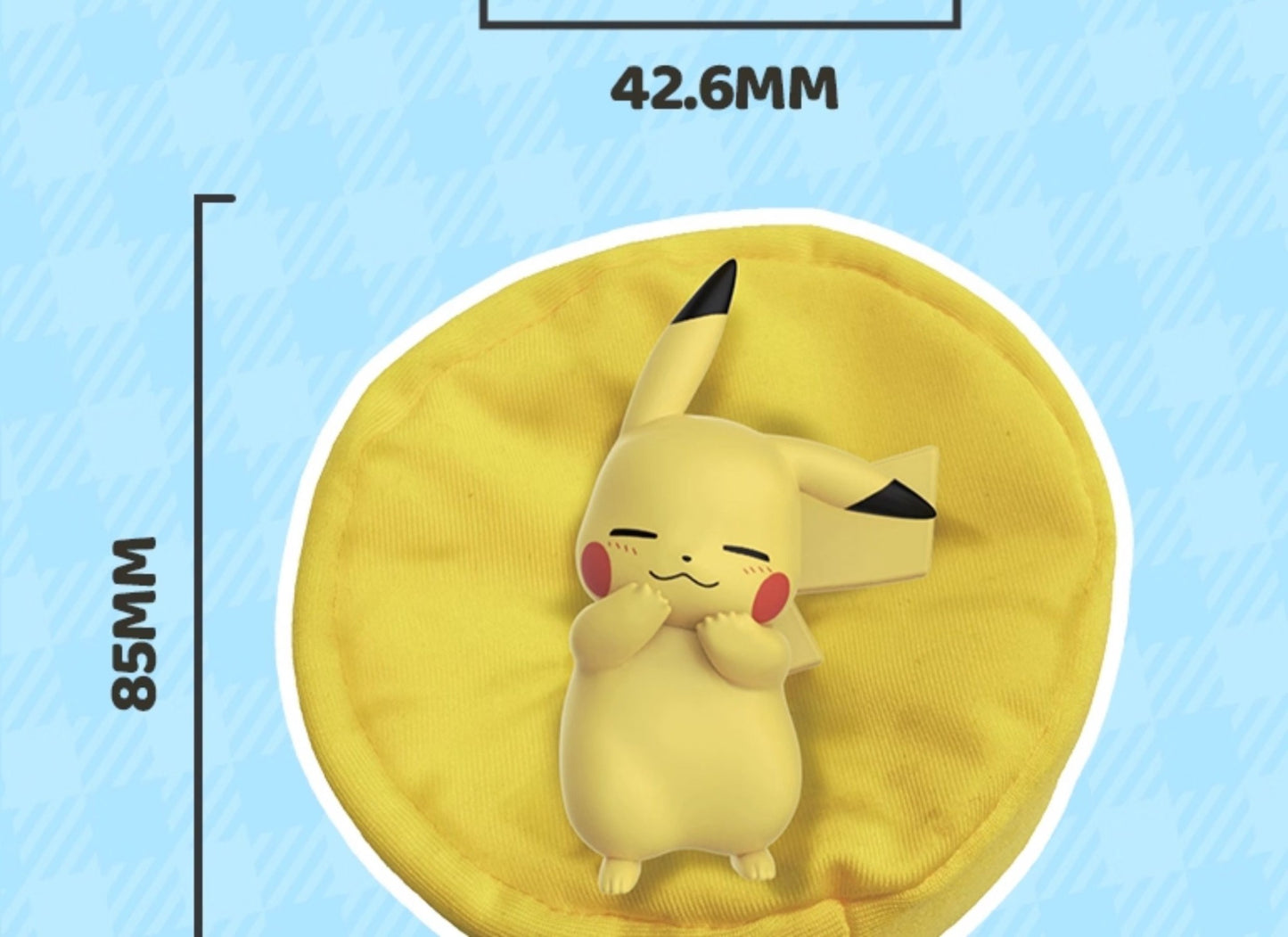 POKEMON Original Posição de Dormir Pikachu Charmander Slowpoke Meowth Rowlet Figuras Boneco de Ação Genuíno Brinquedo Presente