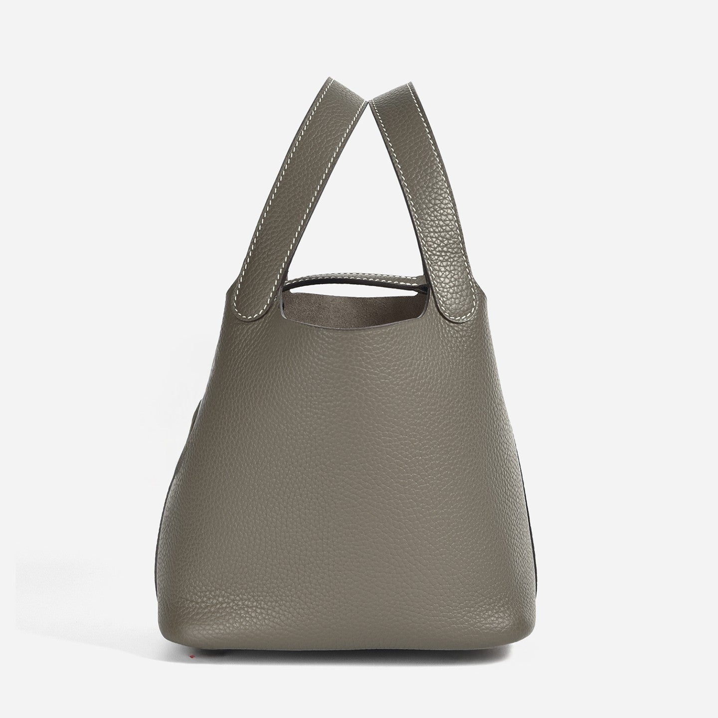 Mendy 22 CM Large size Top Quality Bucket Bags Women's Bag Lady Luxury Designer High End Bag TC Cowhide Golden Sliver