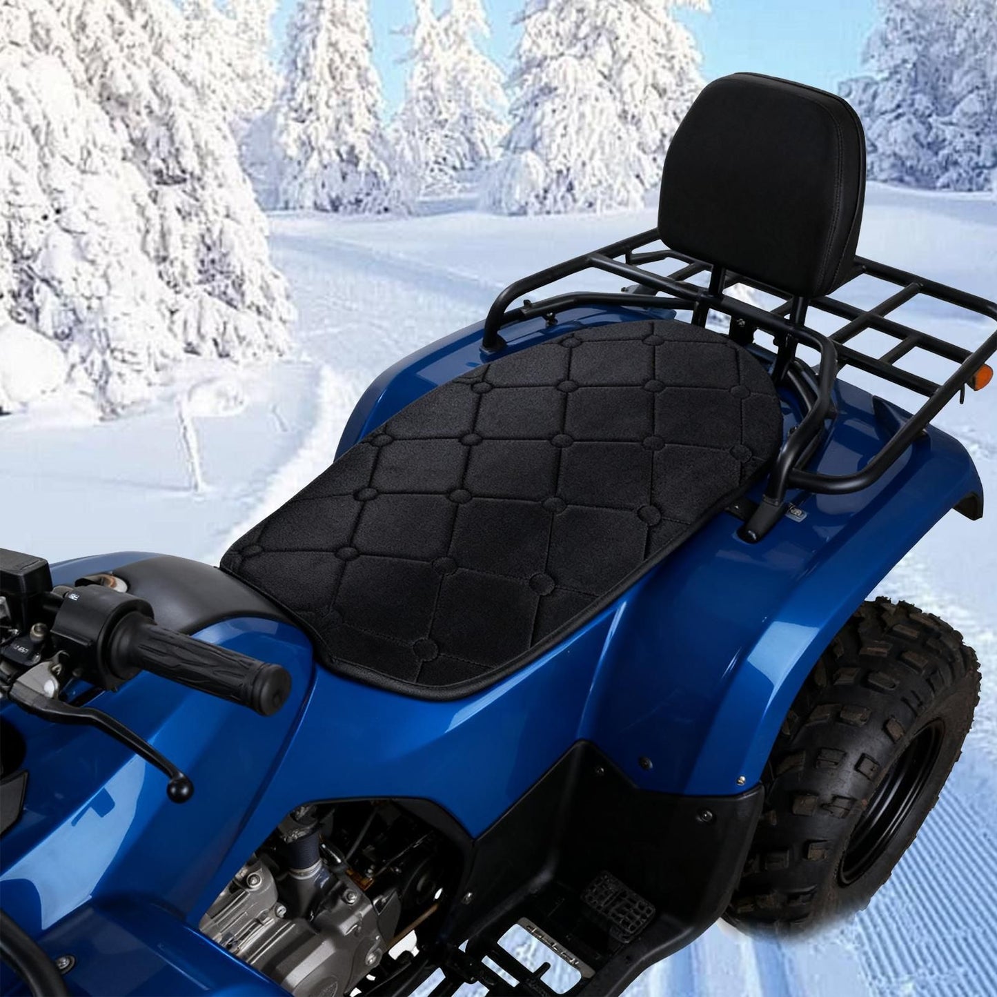 Almofadas de Assento Aquecidas USB para Motocicleta 5V 2A Almofada de Aquecimento para Moto Scooter Quente para Moto de Trilha ATV Snowmobile 67x32CM