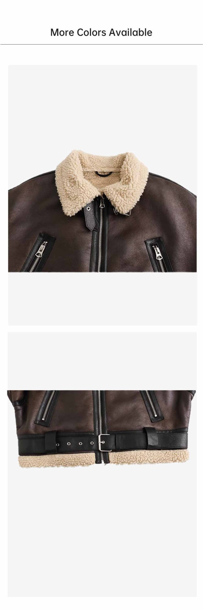 2024 Autumn/Winter New Product Casual Women's Wear Flip Collar Fur Integrated Loose and Versatile Short Jacket Coat
