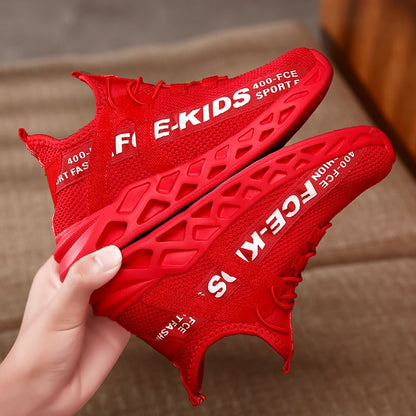 Children's School Student Running Sneakers Breathable Lightweight Soft Non-slip Leisure Comfortable Walking Shoes Boys Girls