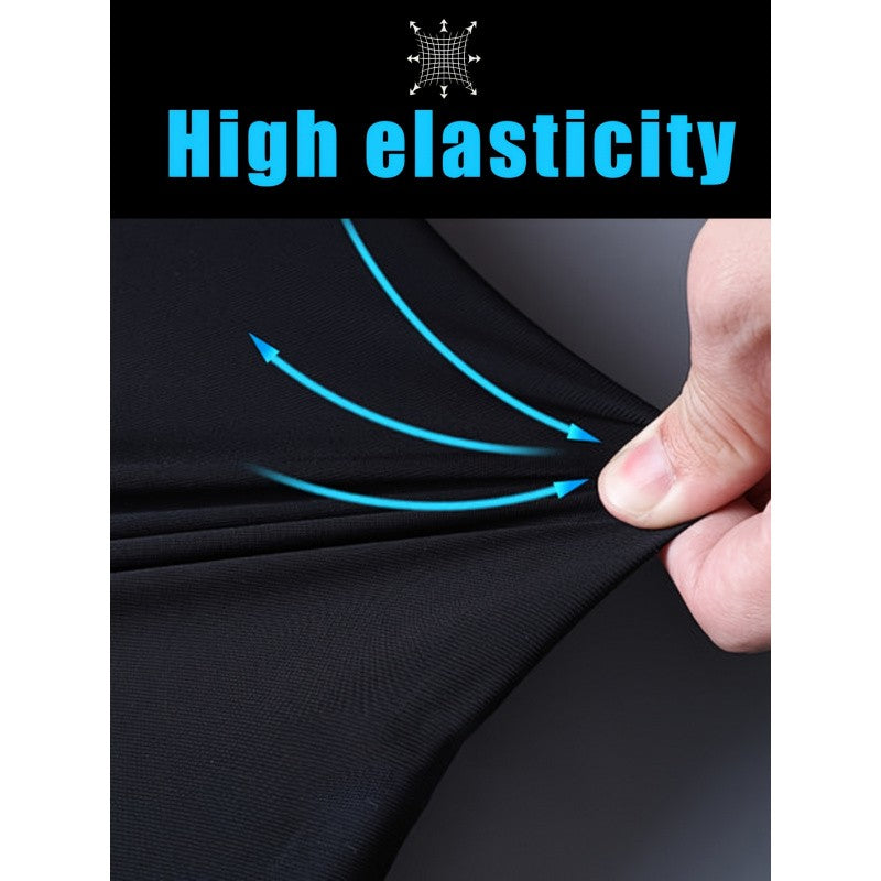 Calça Moletom Masculina de Pesca Calça Jogging Masculina de Seda Gelada Altamente Elástica com Bolsos com Zíper Calça Esportiva Respirável Elástica Presente Masculino