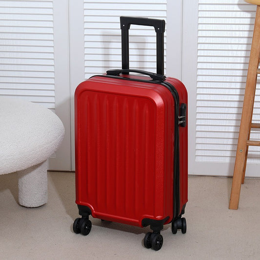 20 Inch Lightweight Hardshell Suitcase Large Capacity Sleek Solid Color Durable Trolley Case Travel Luggage for Adults