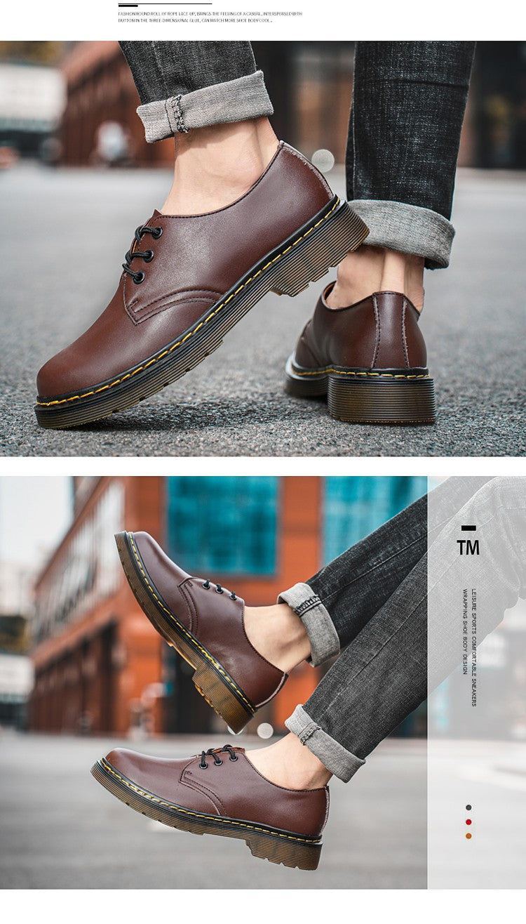 Men's genuine leather formal shoes work shoes classic business casual leather shoes fashionable women's shoes plus size shoes