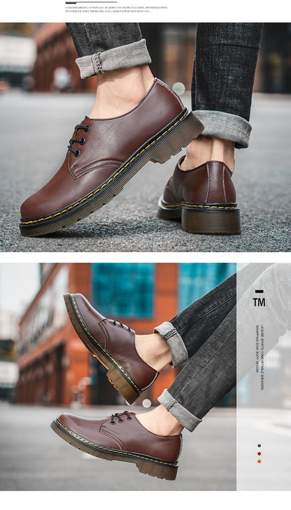 Men's genuine leather formal shoes work shoes classic business casual leather shoes fashionable women's shoes plus size shoes