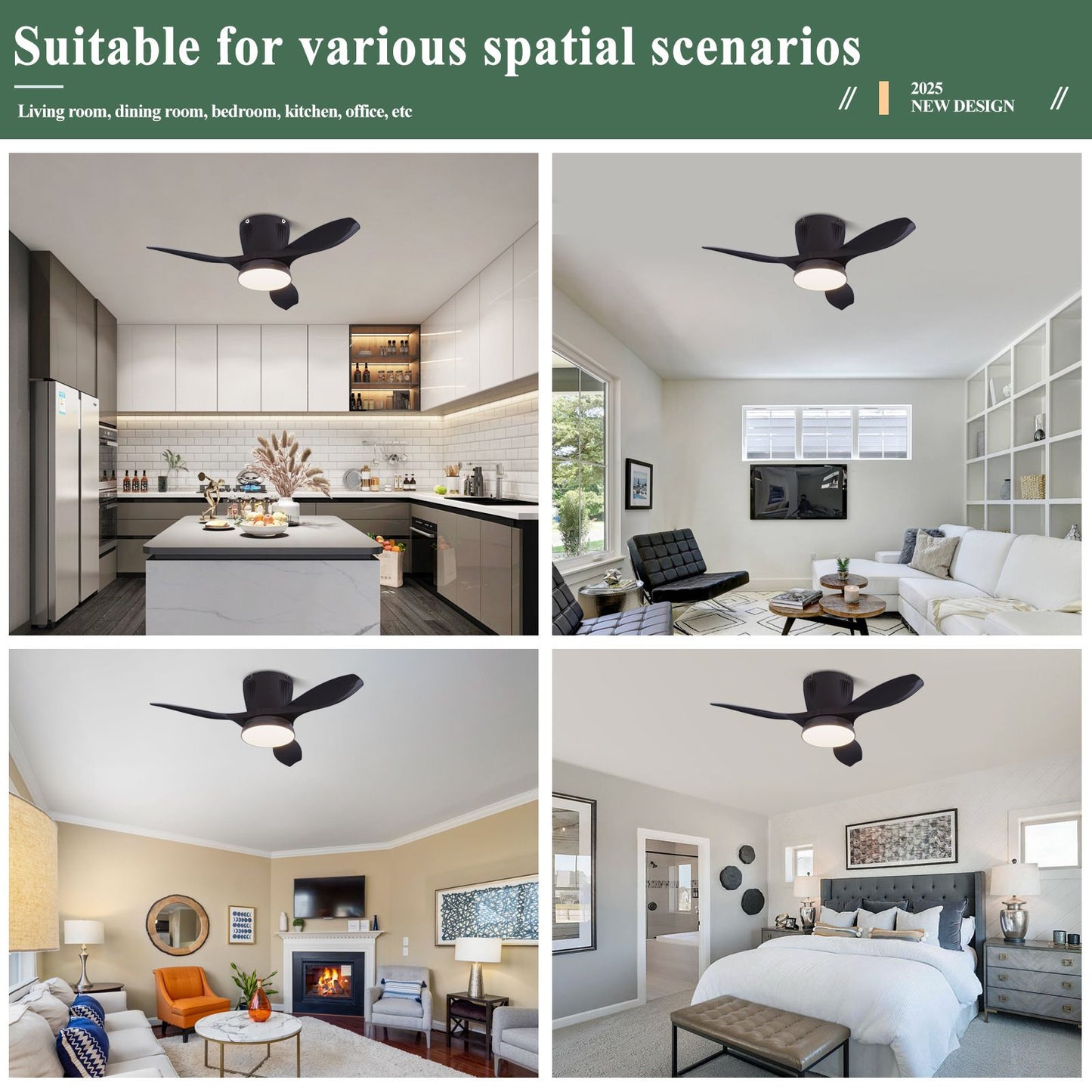 Minimalist Home Fan Light Nordic Led Living Room Restaurant Silent All-in-one Ceiling Fan Ceiling Lamps for Living Room Bedroom