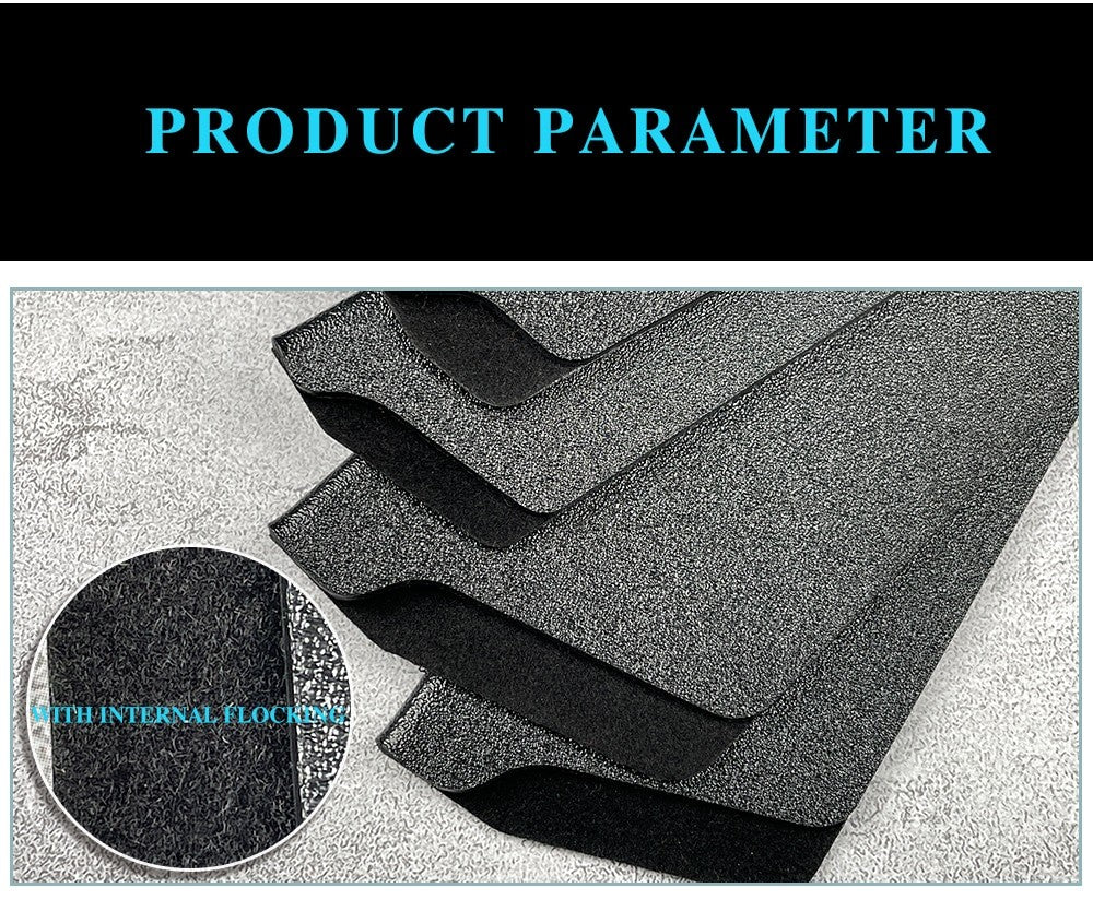 Grandsharp Kit de Proteção de Lâmina de Faca 8 Peças Preto Universal ABS Plástico Não Tóxico Livre de BPA Forro de Feltro Ferramentas de Cozinha para Chef