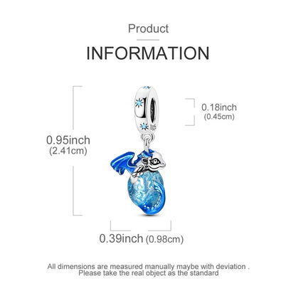 925 Sterling Silver Can Be Opened Pandant Easter Egg Charms Beads Fit Original Bracelet Making Fine Jewelry Women DIY Gift