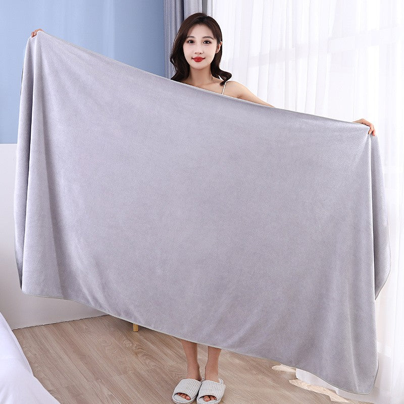 Towel Thickened Microfiber Absorbent High-density Coral Fleece Towel Quick Dry Clean Face Soft Absorbent bath towel