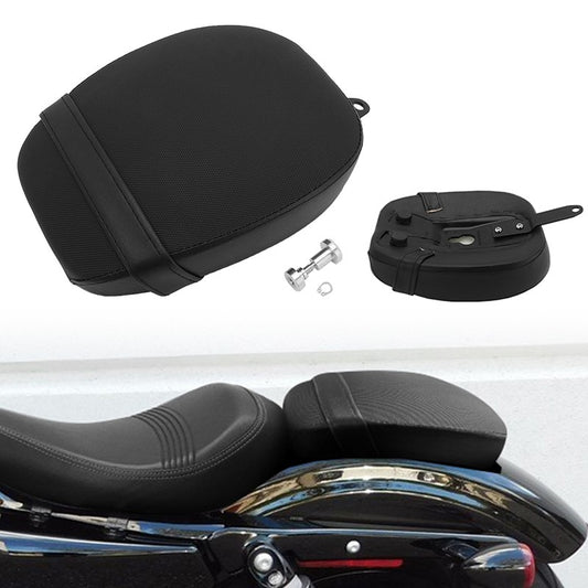 Motorcycle Accessories PU Leather Rear Passenger Fender Seat Cushions For Harley Sportster Forty Eight 48 72 2010-2015