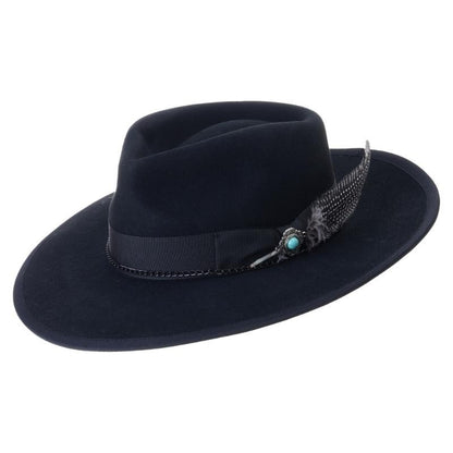 A52E Denims Styles Wool Felted Hat Breathable Warm Hat Light weight Soft Hat