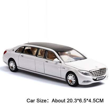 1:32 S650 C260 Modelo de Carro de Brinquedo em Miniatura Liga Fundida com Som Luz Portas Abertas Veículo de Simulação de Fricção Brinquedos para Presentes de Meninos