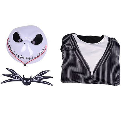 Boys Nightmare Before Christmas Clothes J-Jack Skellington Cosplay for Fancy Halloween Costume Girls S-Sally Party Clothing